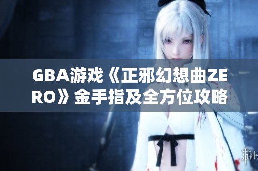 GBA游戲《正邪幻想曲ZERO》金手指及全方位攻略分享