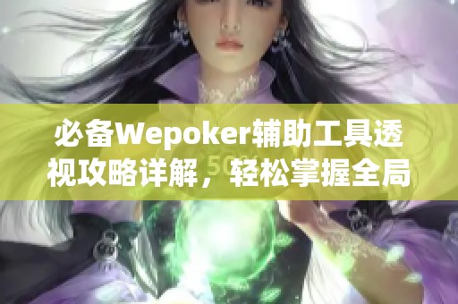 必備Wepoker輔助工具透視攻略詳解，輕松掌握全局技巧