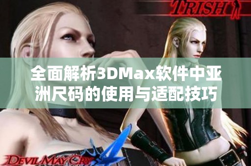 全面解析3DMax軟件中亞洲尺碼的使用與適配技巧