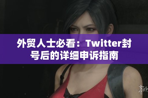 外貿(mào)人士必看：Twitter封號后的詳細申訴指南